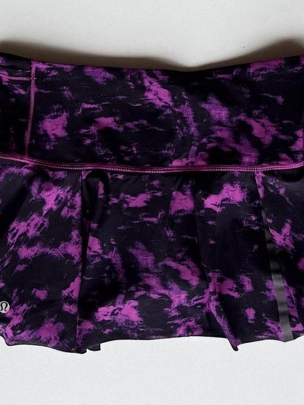 Lululemon Pace Rival Skirt Skort Breezie Regal Plum Black Tennis Women's